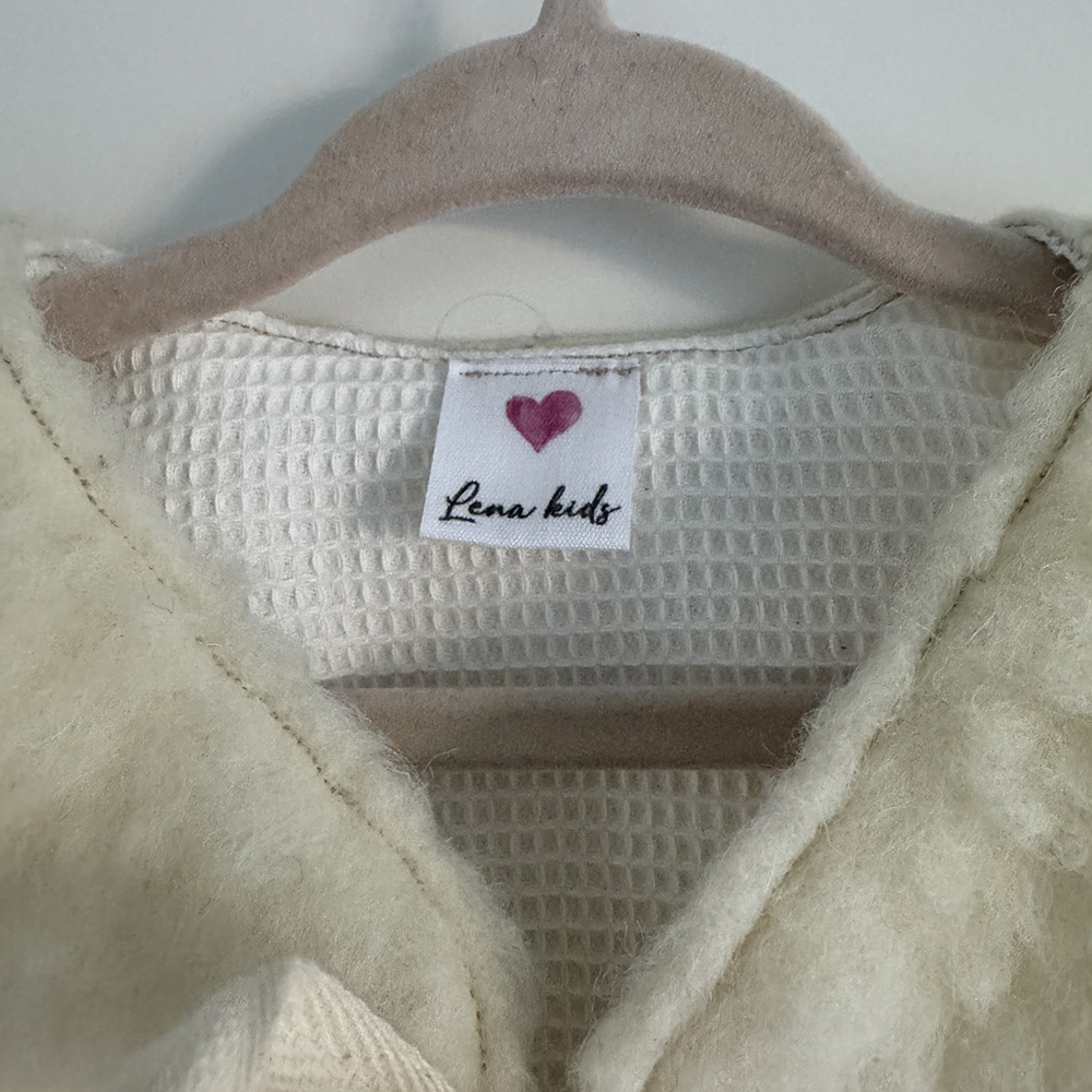 Wit vestje van Merino - Afbeelding 2