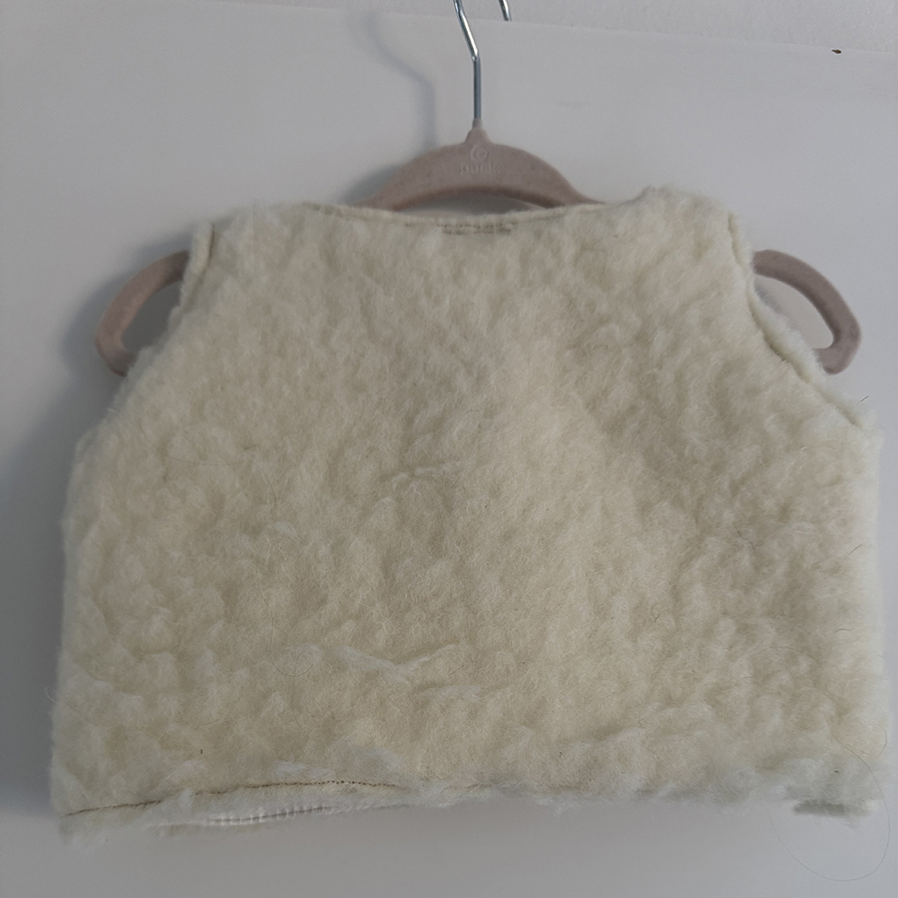 Wit vestje van Merino - Afbeelding 3