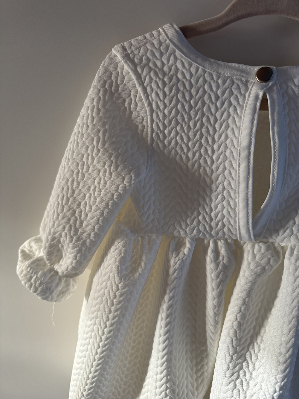 Witte Winterjurk – Zacht & Warm - Afbeelding 3