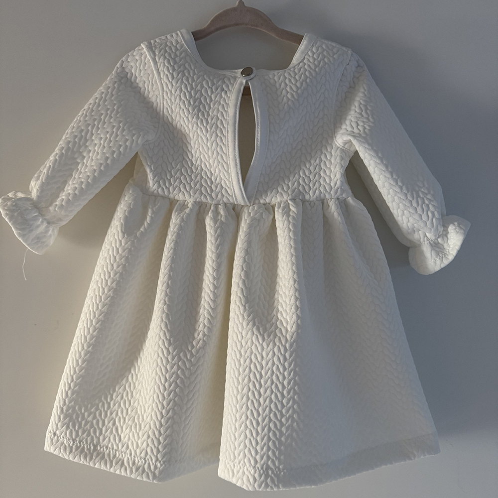 Witte Winterjurk – Zacht & Warm - Afbeelding 2