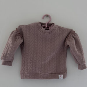 Kindertrui met pofmouwen