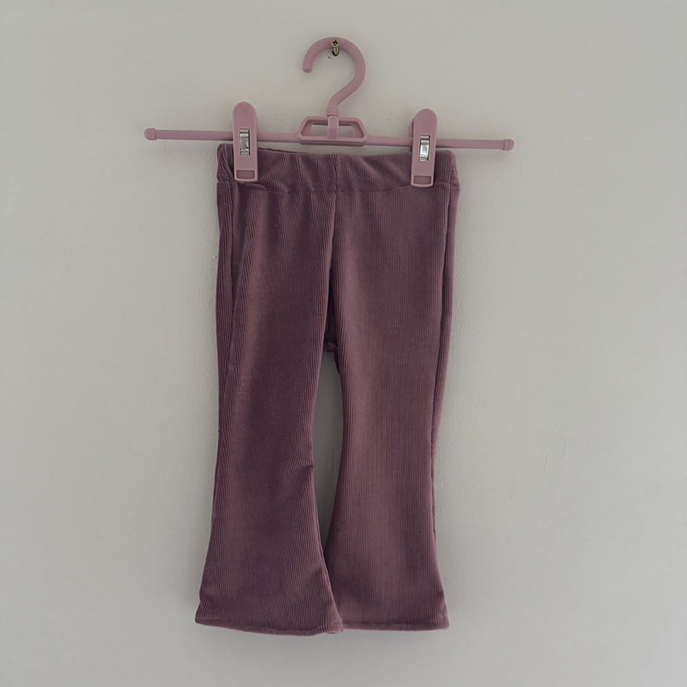 Lila roze flared broek